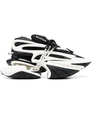 Balmain Einhorn -Turnschuhe - Weiß
