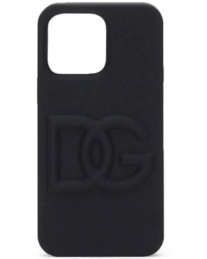 Dolce & Gabbana Cover For I Phone 14 Pro Max Dg - Black