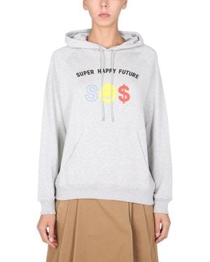 Être Cécile "super Gelukkige Toekomst" Sweatshirt - Wit