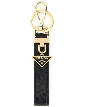 Prada Leather Key Ring - Multicolour