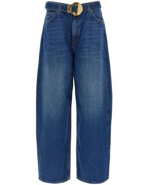 Twinset Maxi Buckle Jeans - Blue