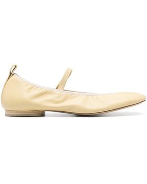 Lemaire Square Flat Ballerina - Natur