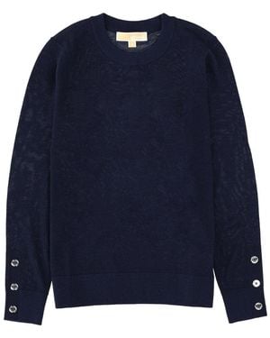 MICHAEL Michael Kors Michael By Michael Kors Wool Jersey - Blue