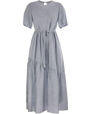 Peserico Long Dress - Gray