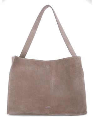 Studio Nicholson Oversized Suede Tote Bag With Removable Pouch, 32 X 44 X 18.5 Cm - Brown
