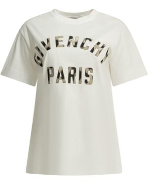 Givenchy Paris Crew-Neck T-Shirt - White