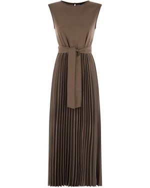 Weekend by Maxmara Samuele Sleeveless Jersey Dress - Brown