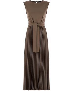 Weekend by Maxmara Wochenende Max Mara Samuele ärmelloses Trikotkleid - Braun