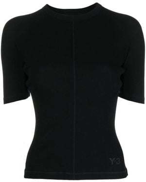 Y-3 Fitted Ss Tee - Black