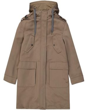 Brunello Cucinelli Parka aus Baumwollmischung - Braun