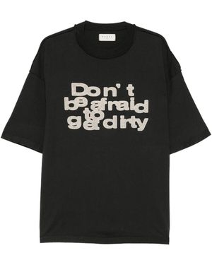 Paura Costa Oversized T Shirt - Black