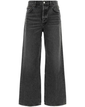 Agolde Low Slung Baggy - Black