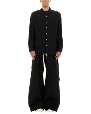 Rick Owens "Jumbo Outershirt" Shirt - Black