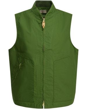 Manifattura Ceccarelli "New Travel Vest" Sleeveless Jacket - Green