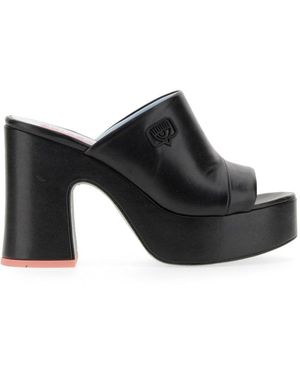 Chiara Ferragni Eyelike Sandal - Black
