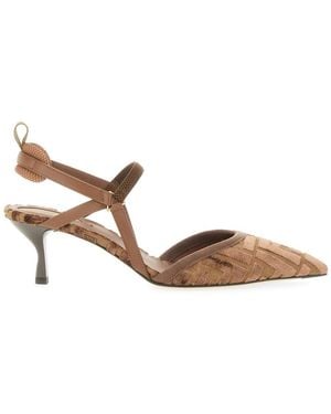 Fendi Slingback Shoe "hummingbird Lite" - Brown