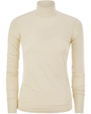 Weekend by Maxmara Multif Turtleneck T Shirt - Natural