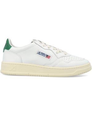 Autry Medalist Leather Low Sneakers - Weiß