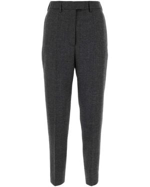 Prada Dark Wool Pant - Black