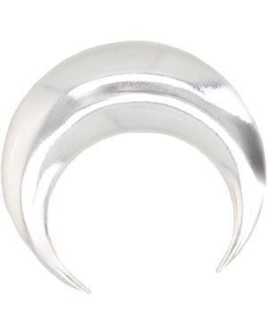 Marine Serre Earring "Moon" - White