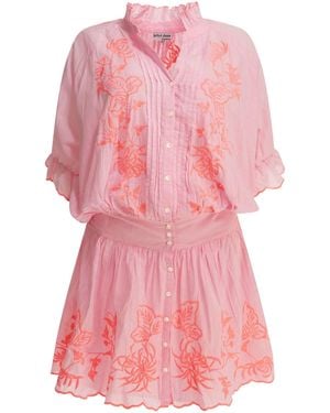 Juliet Dunn Korte Shirtjurk - Roze
