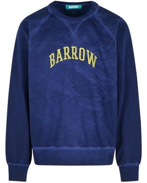 Barrow Marineblaues Baumwoll-Sweatshirt