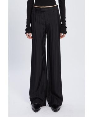 Ann Demeulemeester Maaike Flared Leg Comfort Pants - Black