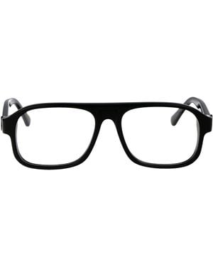 Moncler Nero Lucido Acetate Glasses - Black