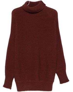 Alysi Wool Turtle Neck Sweater - Purple