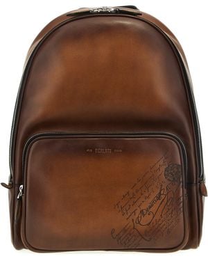 Berluti 'Time Off Scritto Swipe' Backpack - Brown