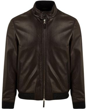 The Jack Leathers Coats - Black