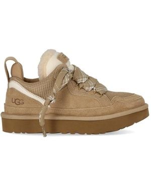 UGG W Lowmel Sand Sneaker - Brown
