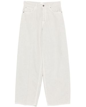 Haikure Bethany Denim-Jeans mit weitem Bein - Weiß