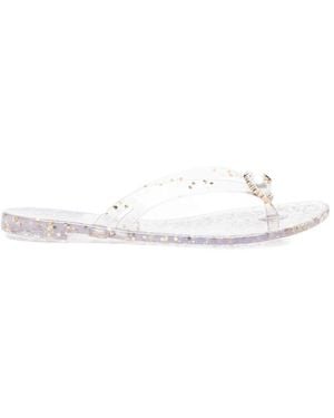 Casadei Tanga-Sandalen - Weiß