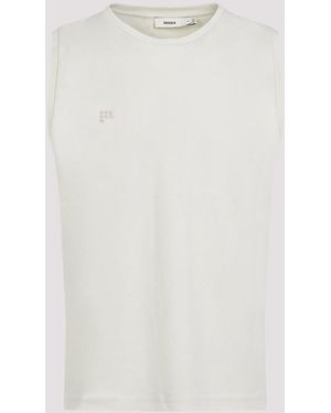 PANGAIA Summer Sleeveless T Shirt - White