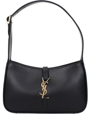Saint Laurent Schoudertassen Vrouwen Leer Zwart