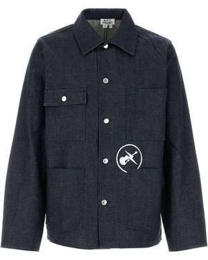 A.P.C. Denim X Frgmt Jacket - Blue