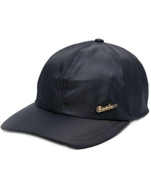 Borsalino Hiker Baseballkappe Mit Logo-Schild - Blau
