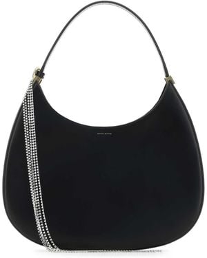 Magda Butrym Leather Vesna Large Shoulder Bag - Black