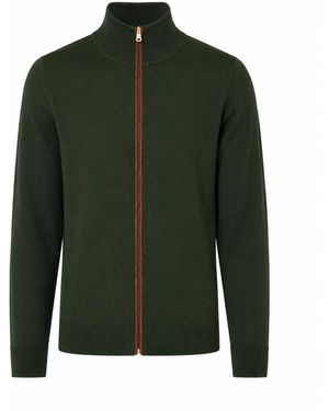 Paul Smith Herren-Cardigan mit Reißverschluss - Grün