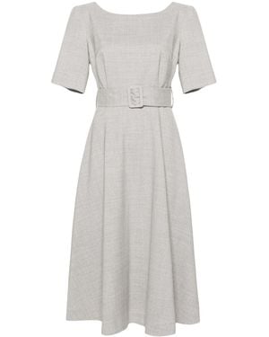P.A.R.O.S.H. Dart-Detail Dress - White