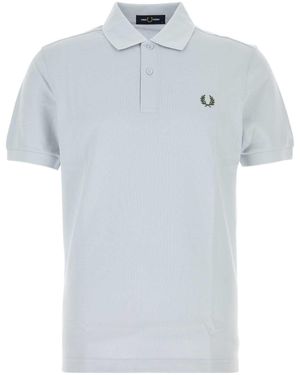 Fred Perry Pastel Pique Polo Shirt - White
