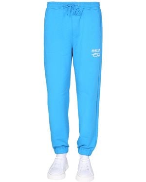 Helmut Lang Knot" Jogging Pants - Blue