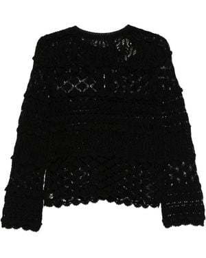 Semicouture Zilla Baumwoll-Cardigan - Schwarz