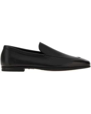 John Lobb Leather Tyne Ii Loafers - Black