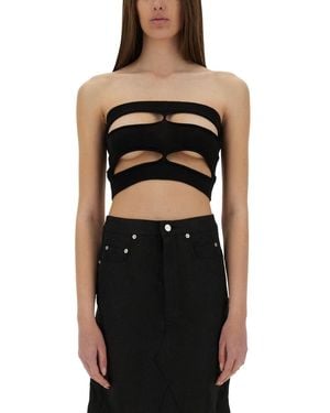 Rick Owens 'Tanja Bandeau' Top - Black