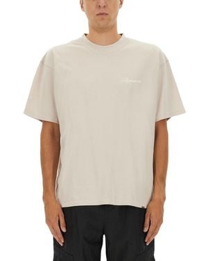 Represent Script Logo T Shirt - White
