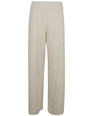 Niu Jeans Di Denim Largo - Bianco