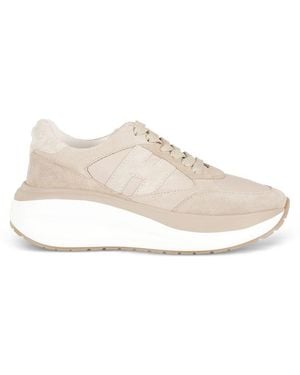 Hogan H714 Leather Sneakers - White