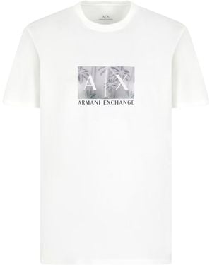 ARMANI EXCHANGE T -Shirts und Polos Beige - Weiß